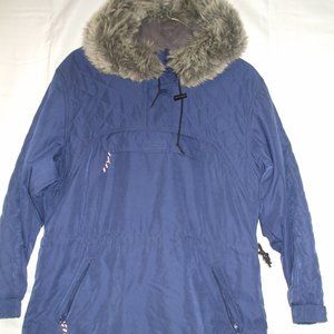 L.L. Bean Women’s Waterproof Hooded Insulated Pullover Ski Jacket Size P Small